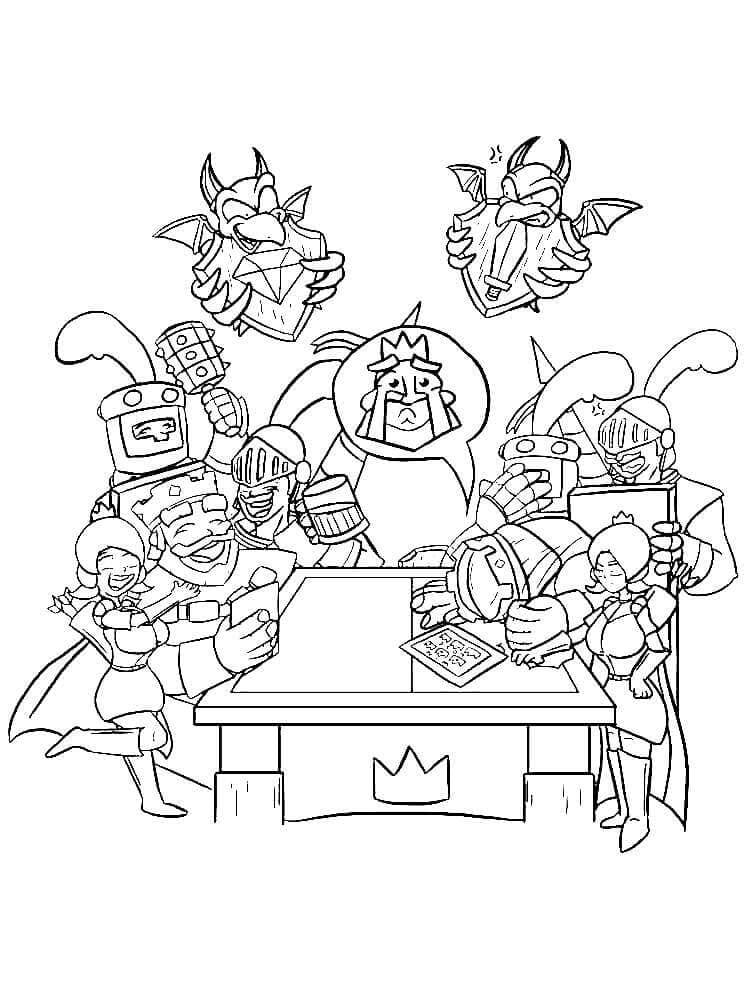 Desenho deClash Royale 24 para colorir