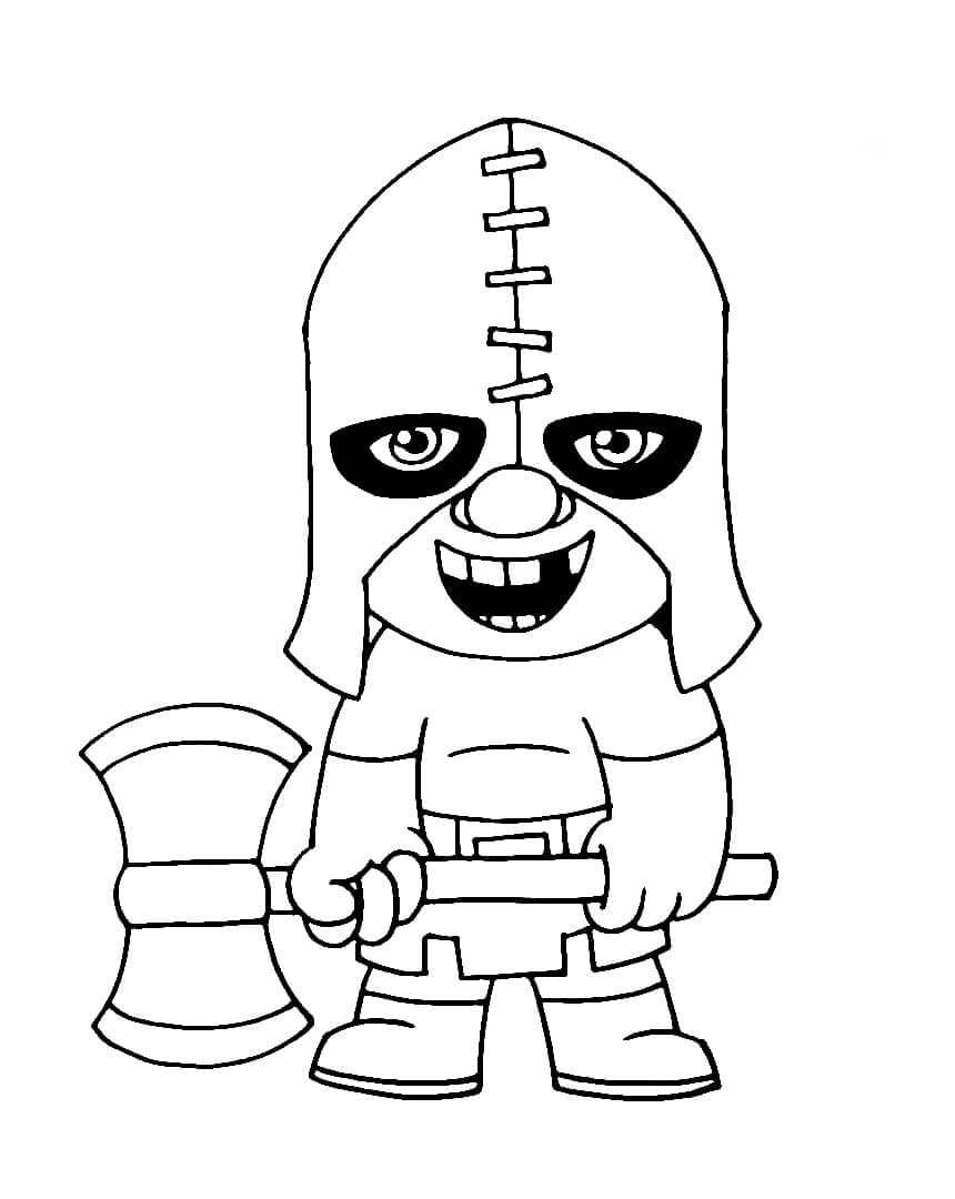 Desenho deClash Royale 25 para colorir