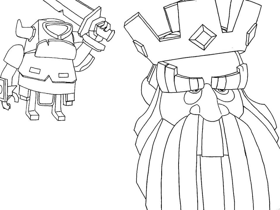 Desenho deClash Royale 32 para colorir