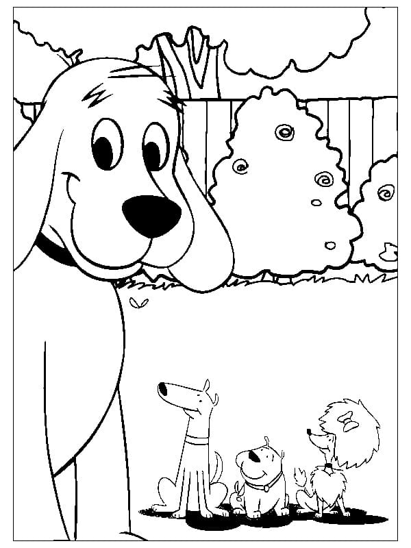 Desenho deClifford e Amigos para colorir para colorir