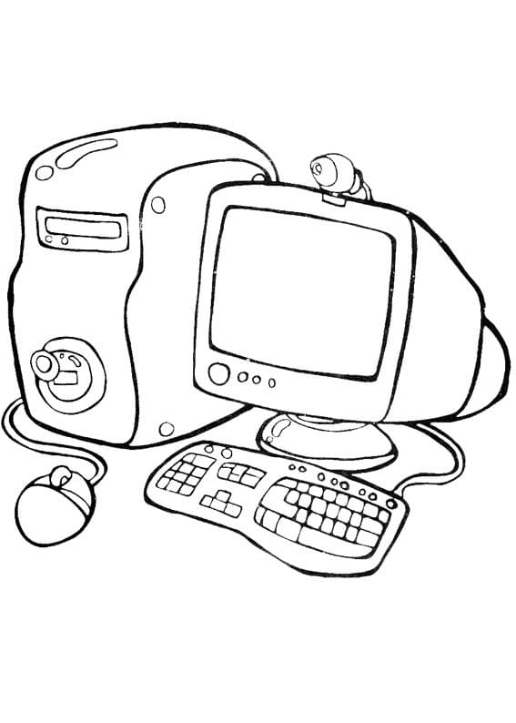 Desenhos de Computador para colorir