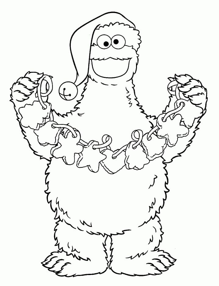 Desenho deCookie Monster 20 para colorir