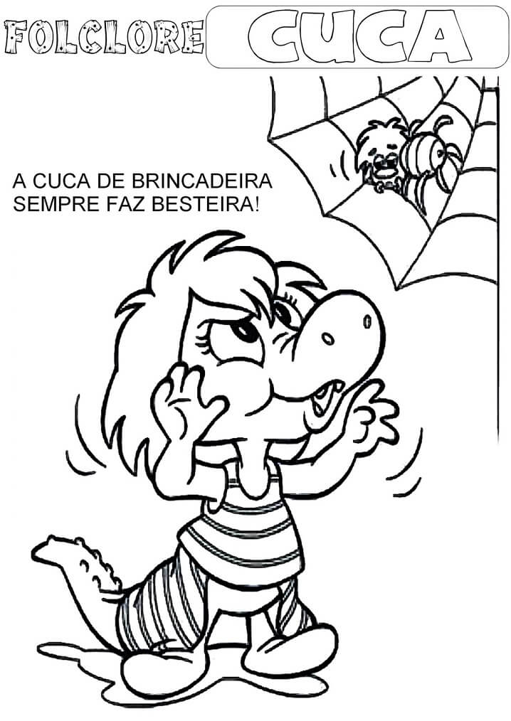 Desenho deCuca 8 para colorir