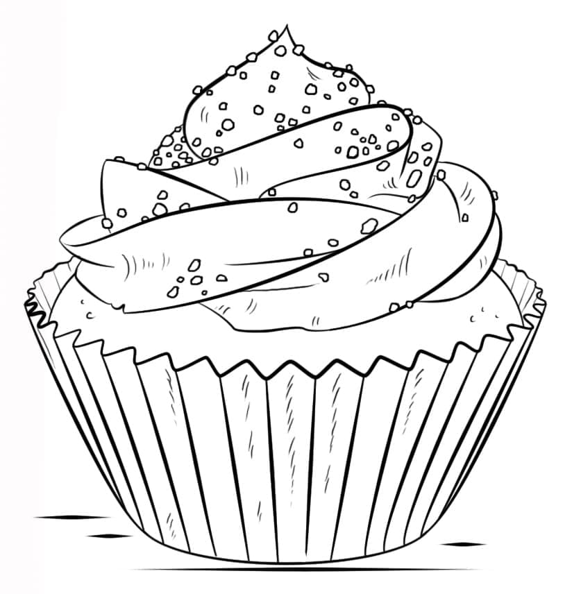 Desenho deCupcake 13 para colorir