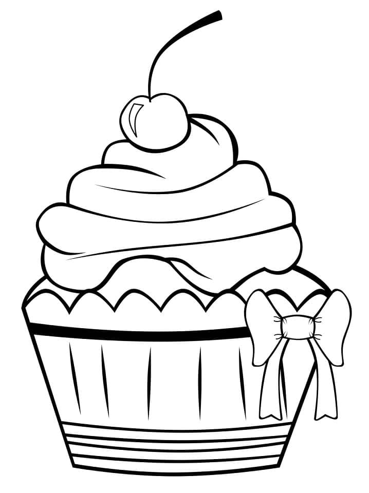 Desenho deCupcake 15 para colorir