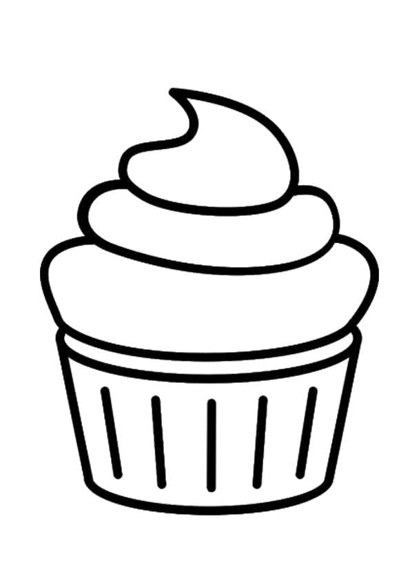 Desenho deCupcake 16 para colorir