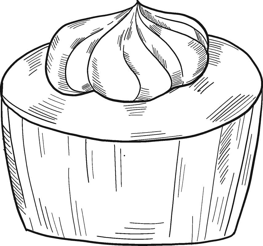 Desenho deCupcake 2 para colorir