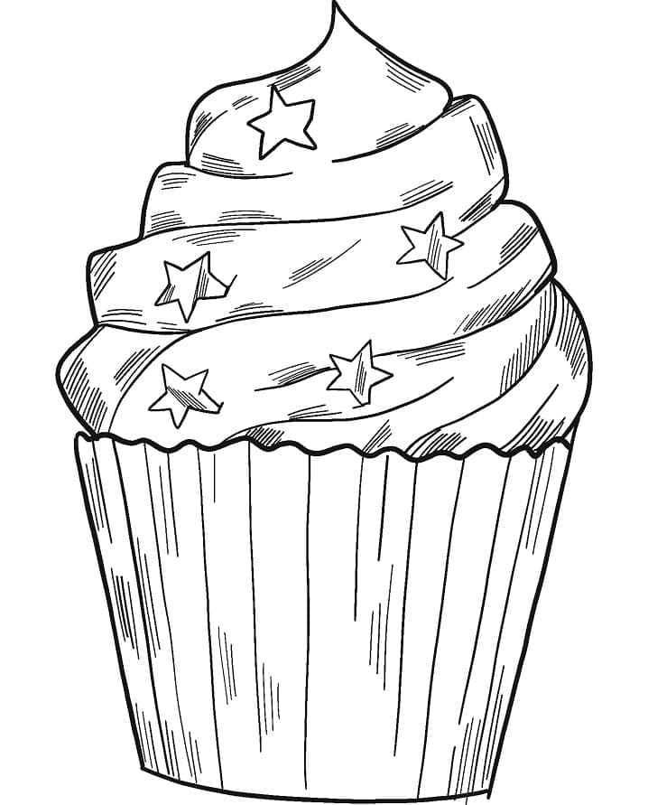 Desenho deCupcake 3 para colorir