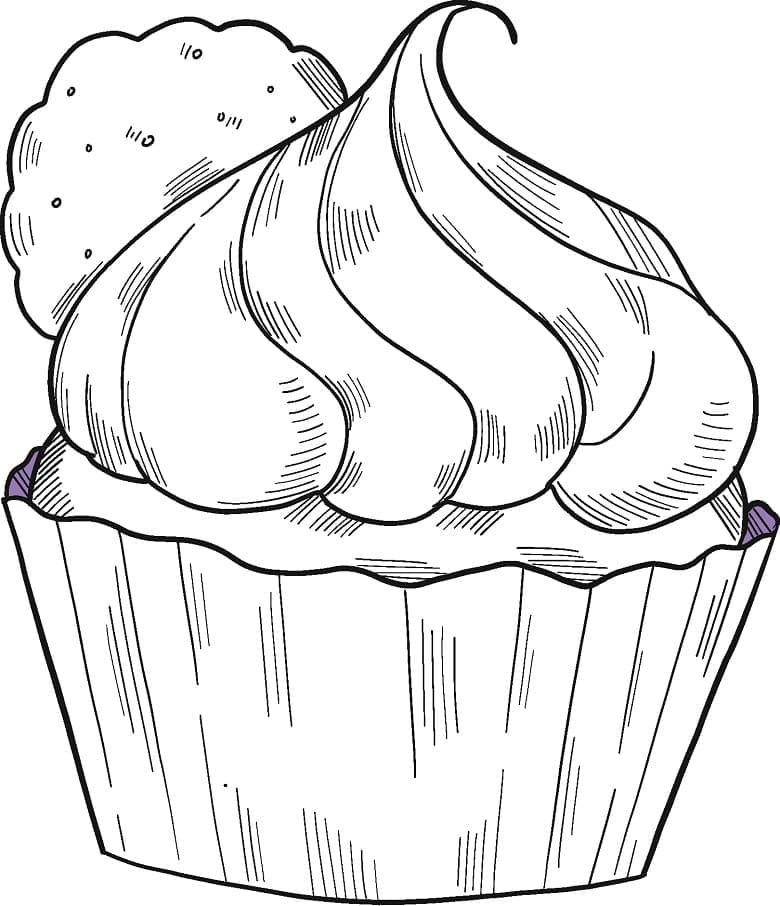 Desenho deCupcake 5 para colorir