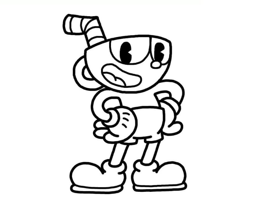 Desenho deCuphead 1 para colorir