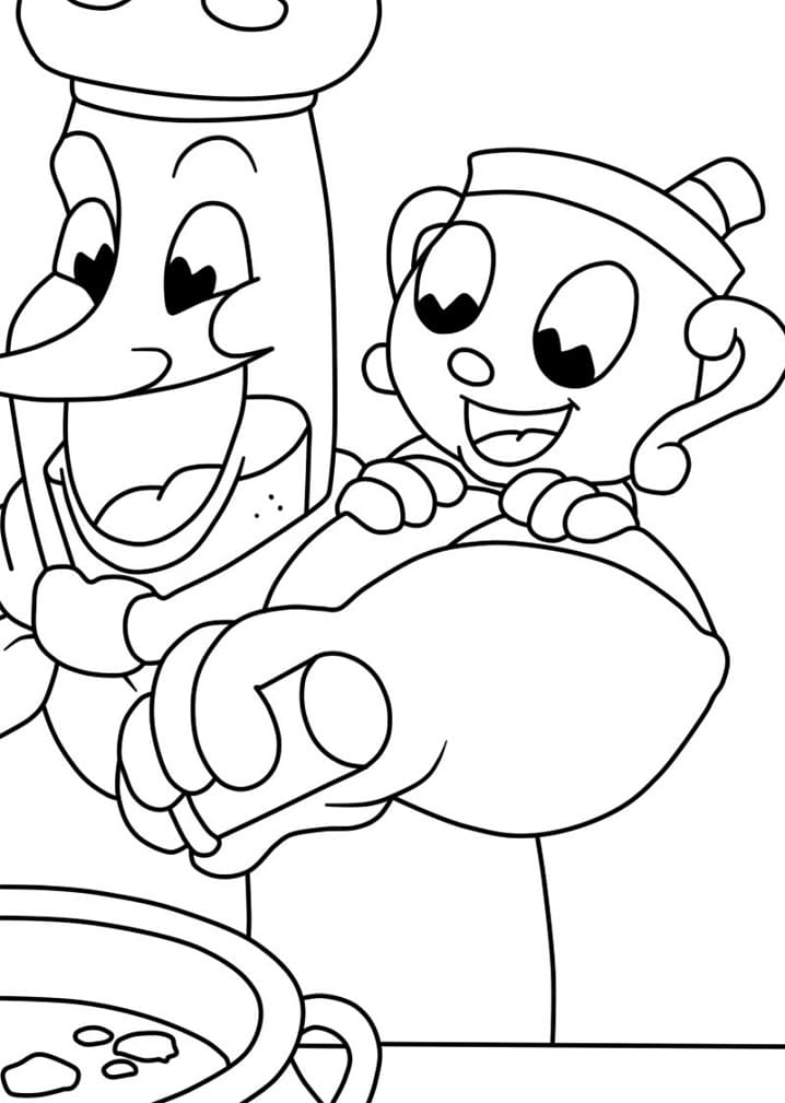 Desenho deCuphead 11 para colorir