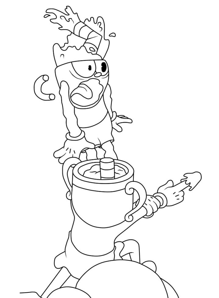 Desenho deCuphead 12 para colorir