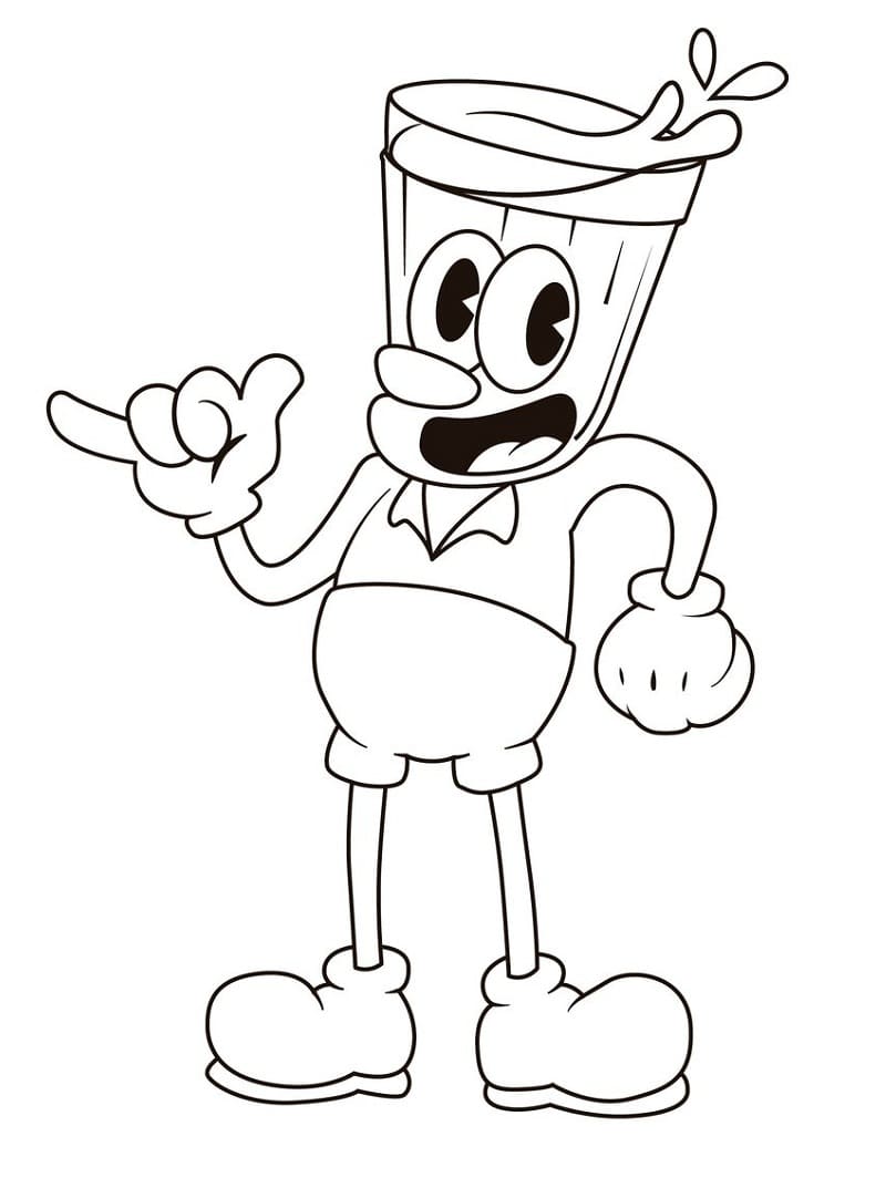 Desenho deCuphead 13 para colorir