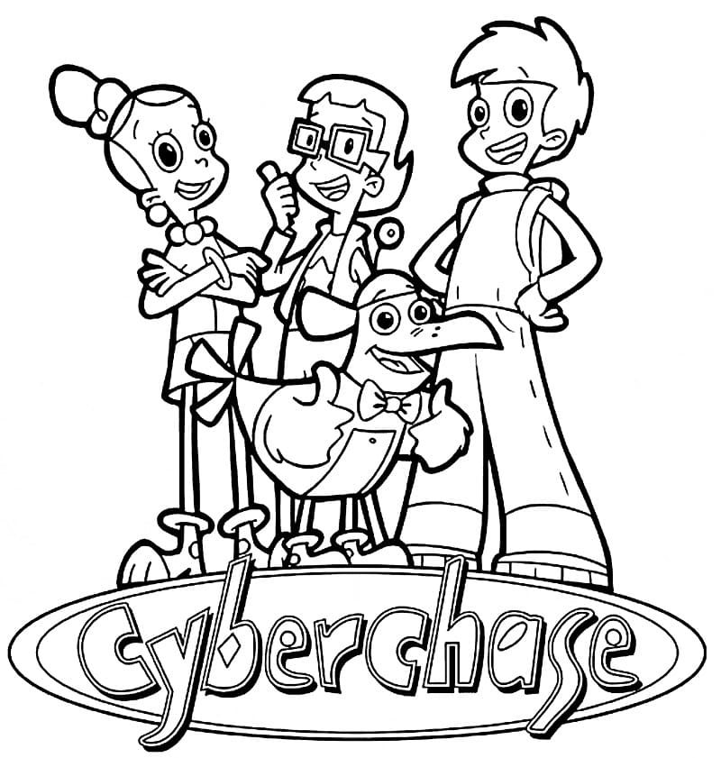 Desenhos de Cyberchase para colorir