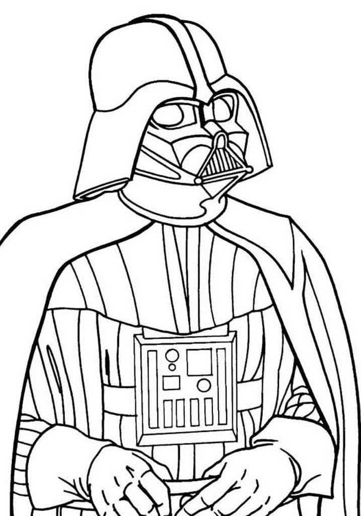 Desenho deDarth Vader 14 para colorir