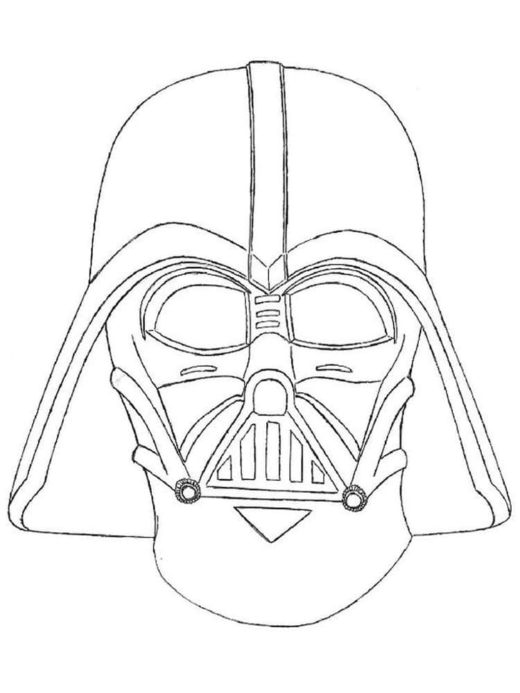 Desenho deDarth Vader 16 para colorir