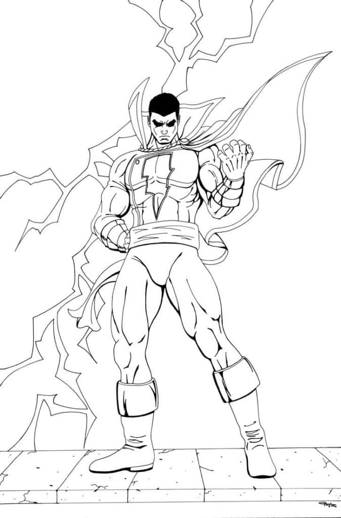 Desenho deDC Shazam para colorir