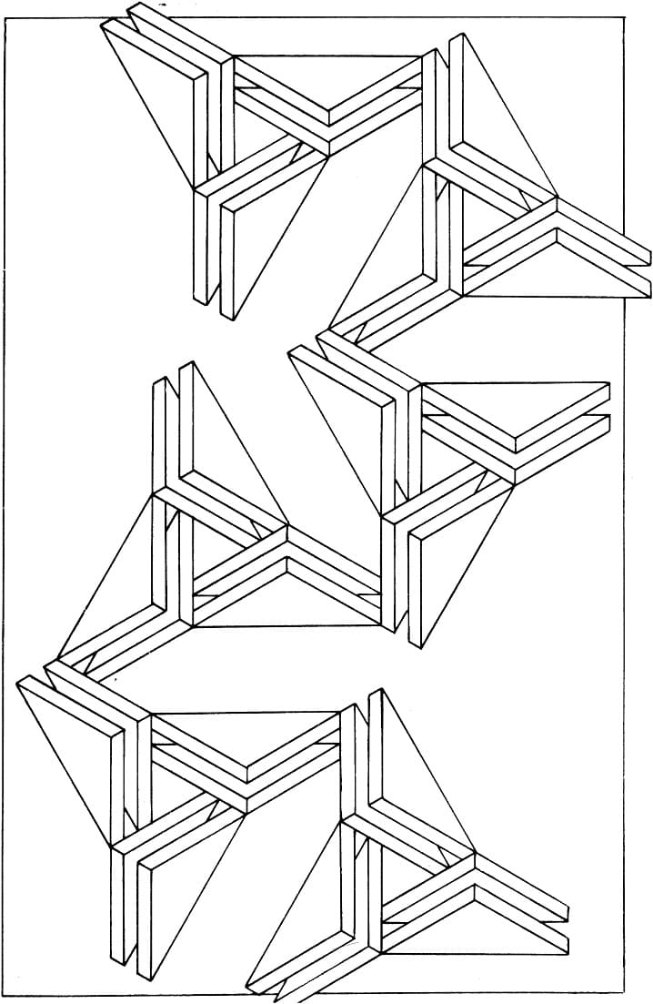 Desenho deIlusão de Ótica 10 para colorir