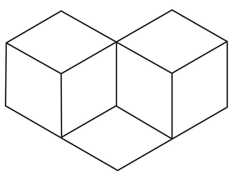 Desenho deIlusão de Ótica Imprimível para colorir