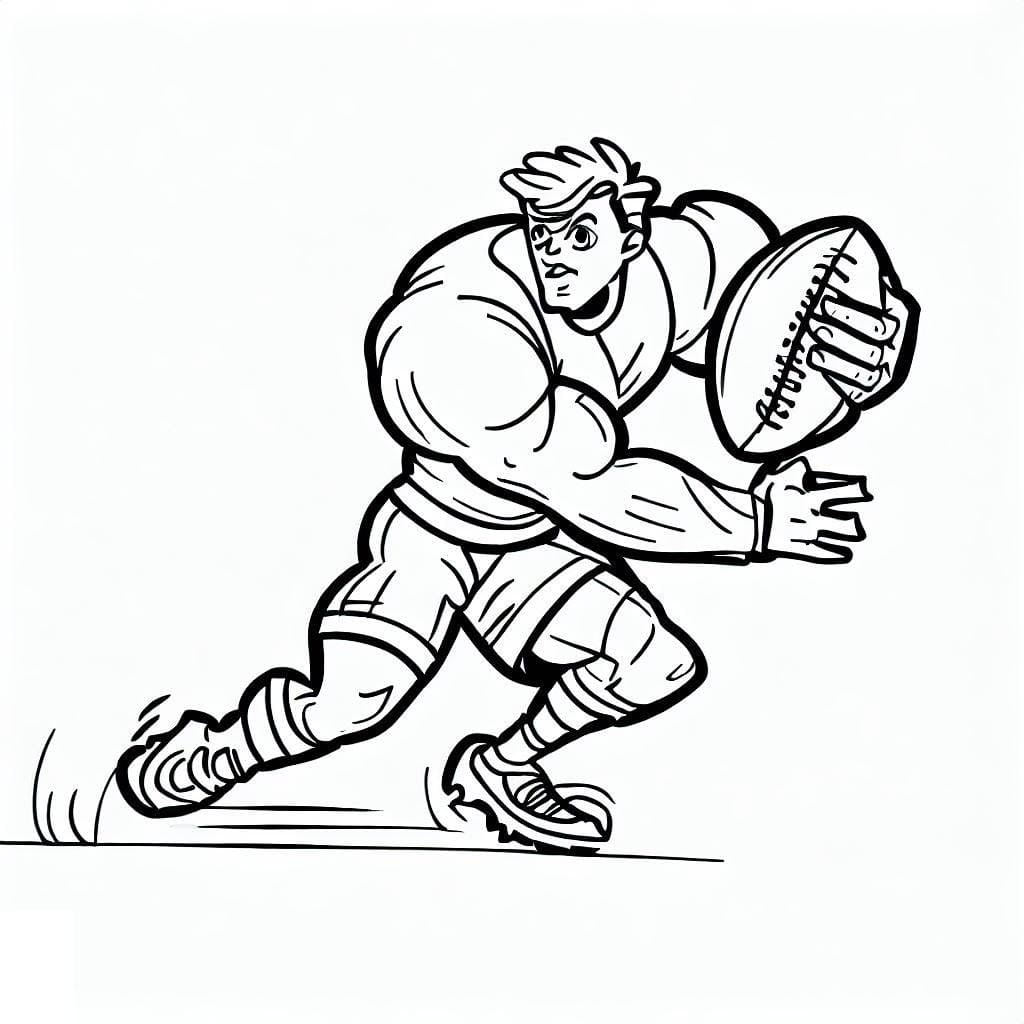 Desenho deRugby 8 para colorir