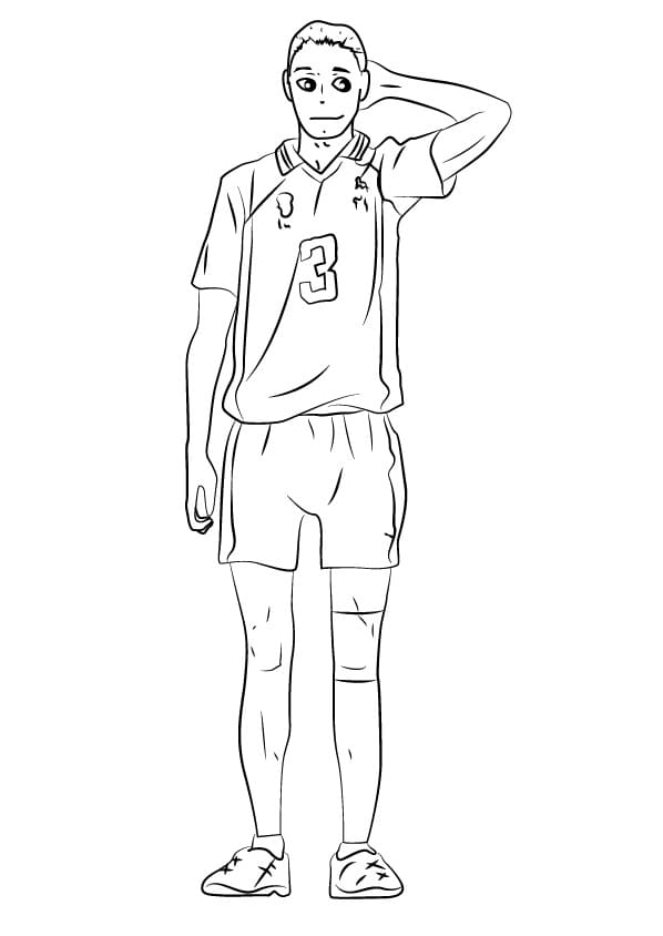 Desenho deAsahi Azumane para colorir