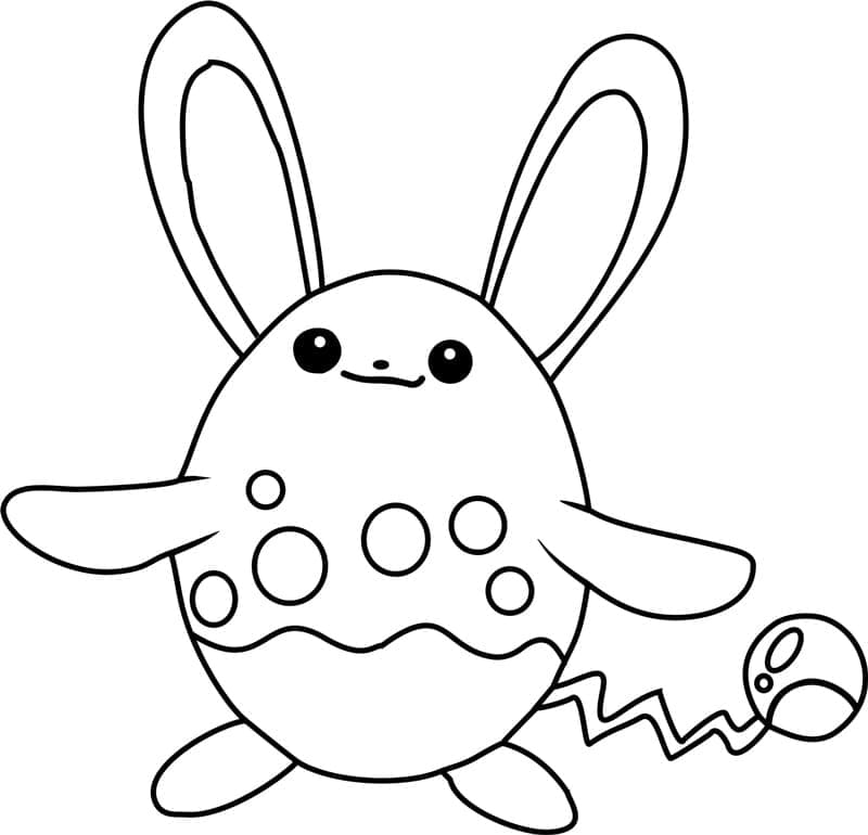 Desenho deAzumarill Pokemon para colorir