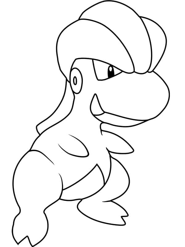 Desenho deBagon Pokemon para colorir