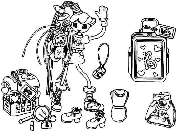 Desenhos de Betty Spaghetty para colorir