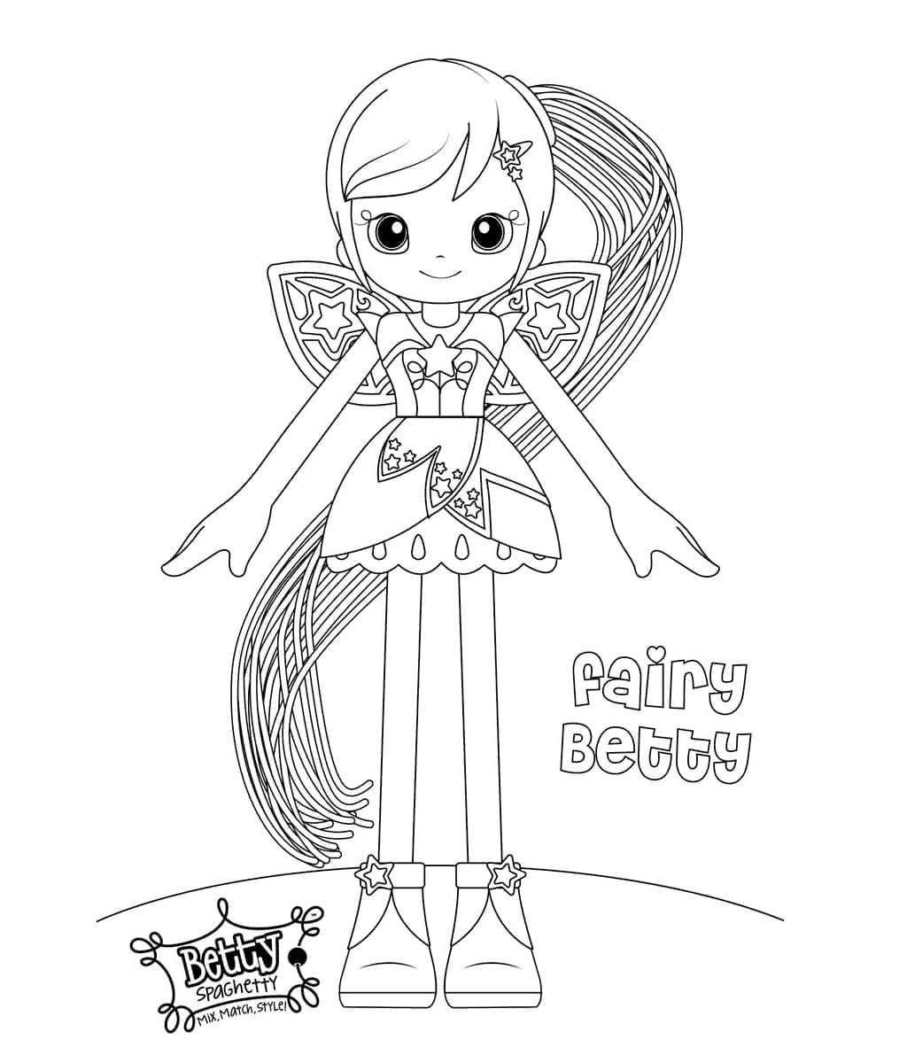 Desenho deBetty Spaghetty 17 para colorir