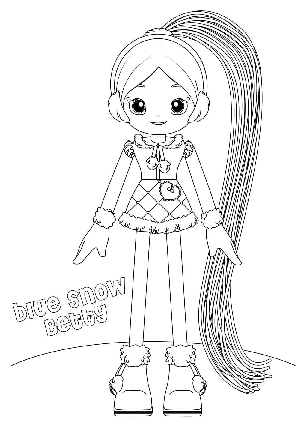 Desenho deBetty Spaghetty 8 para colorir