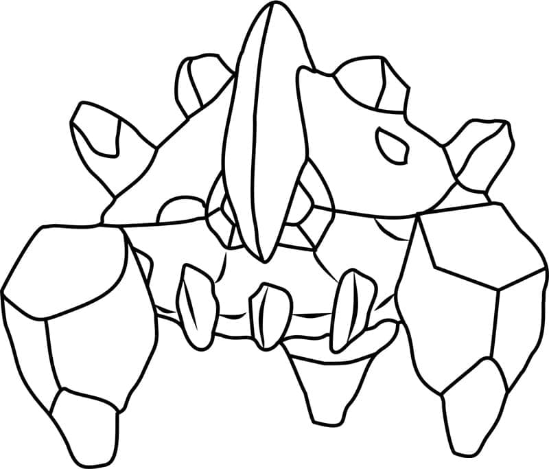 Desenho deBoldore Pokemon para colorir