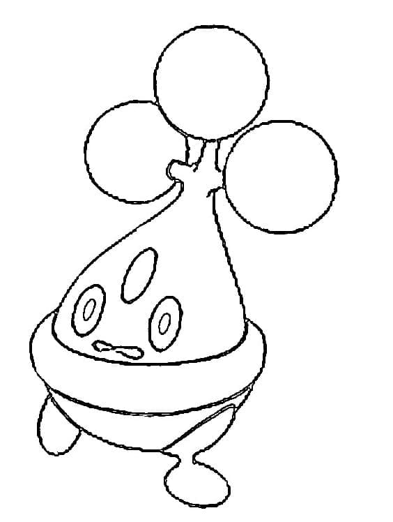 Desenho deBonsly Pokemon para colorir