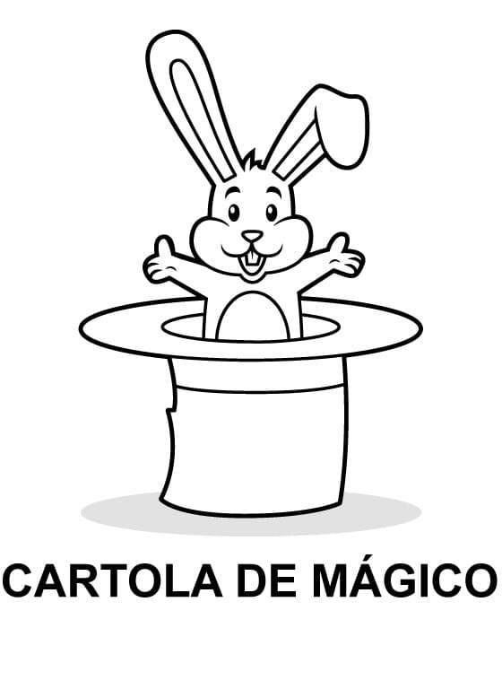 Desenho deCartola do Mágico para colorir