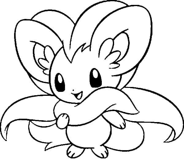 Desenho deCinccino Pokemon para colorir