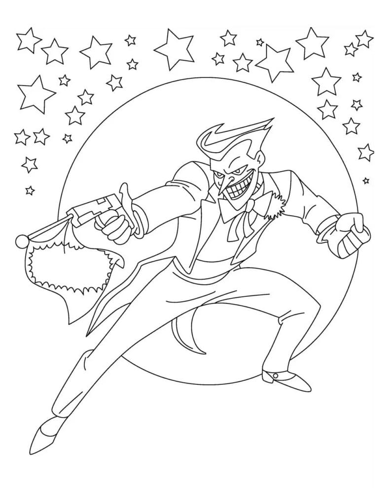 Desenho de Coringa 3 para colorir