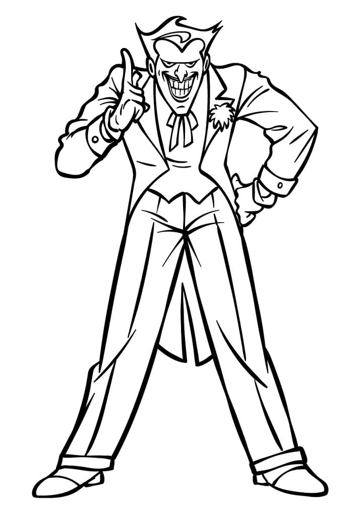 Desenho de Coringa 4 para colorir