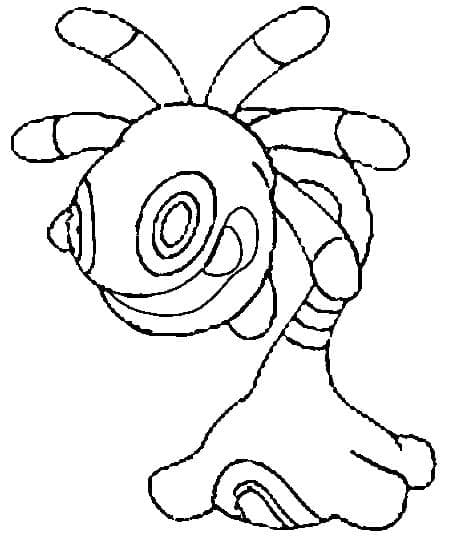 Desenho deCradily Pokemon para colorir