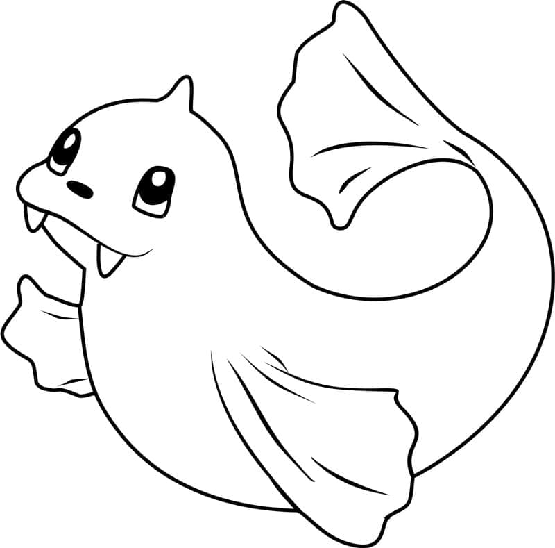 Desenho deDewgong Pokemon para colorir