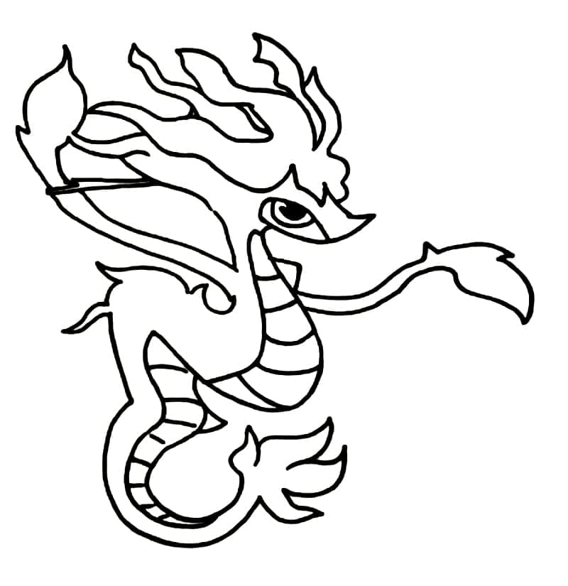 Desenho deDragalge Pokemon para colorir