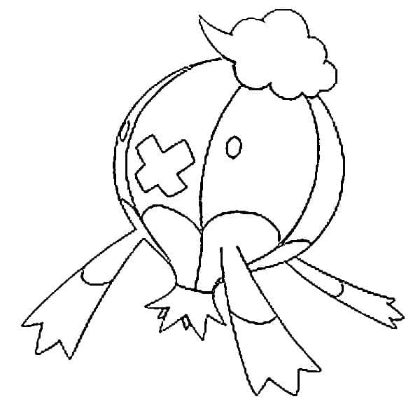 Desenho deDrifblim Pokemon para colorir