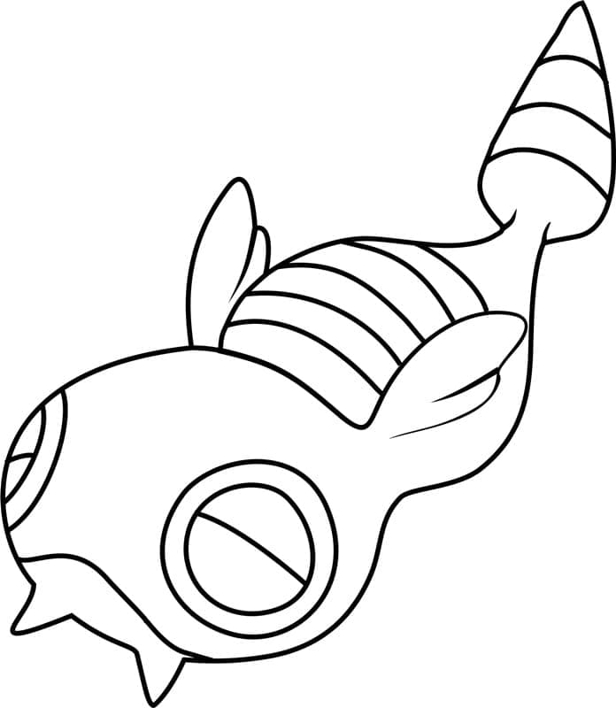 Desenho deDunsparce Pokemon para colorir