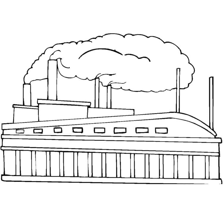 Desenho deFábrica 8 para colorir