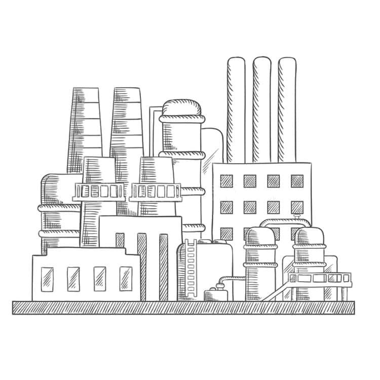 Desenho deFábrica 9 para colorir