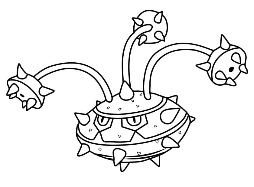 Desenho deFerrothorn Pokemon para colorir