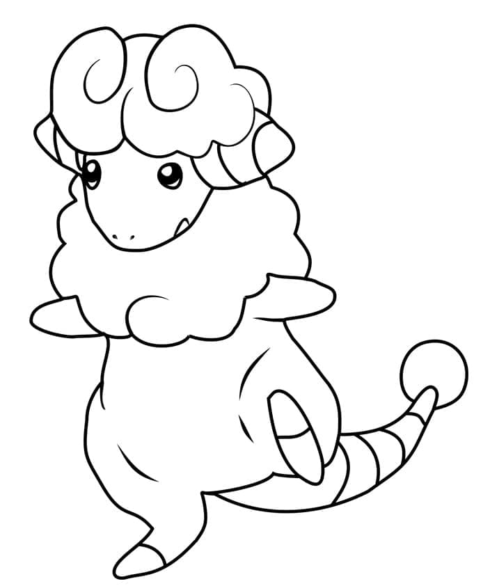 Desenho deFlaaffy Pokemon para colorir