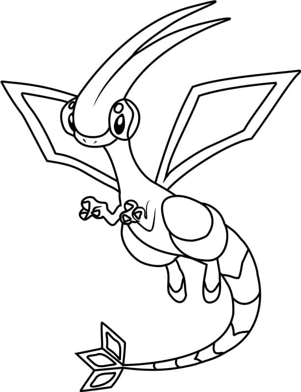 Desenho deFlygon Pokemon para colorir