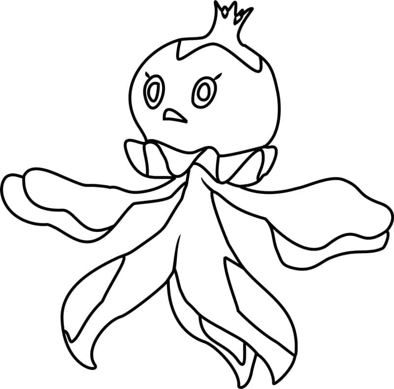 Desenho deFrillish Pokemon para colorir