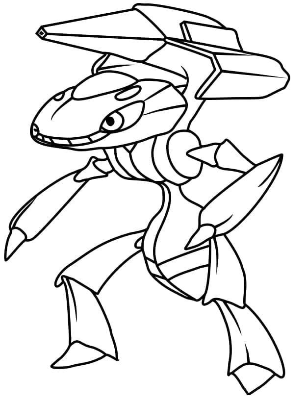 Desenho deGenesect Pokemon para colorir