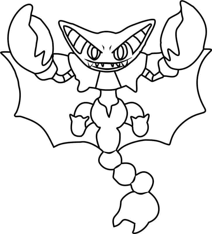 Desenho deGliscor Pokemon para colorir