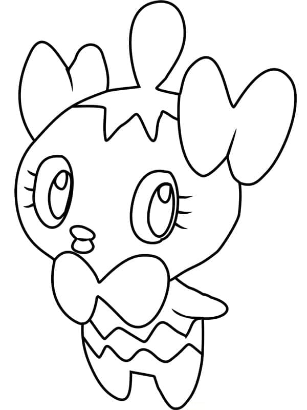 Desenho deGothita Pokemon para colorir